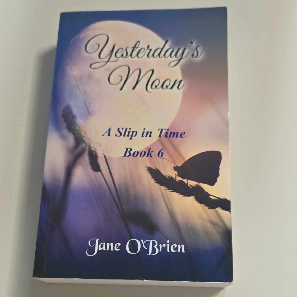 Amazon Yesterday's Moon Book with Blue and Purple Cover
